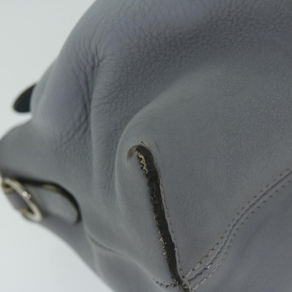 FENDI By The Way Shoulder Bag Leather Gray61939