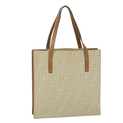 FENDI Zucca Canvas Tote Bag Beige61947