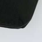 FENDI Zucchino Canvas Shoulder Bag Black61959