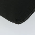 FENDI Zucchino Canvas Shoulder Bag Black61959