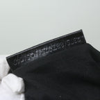 FENDI Zucchino Canvas Shoulder Bag Black61959