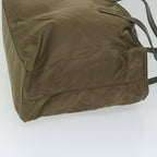 PRADA Tote Bag Nylon Brown  61961