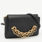 Chloe Black Leather Drew Bijou Clutch Bag