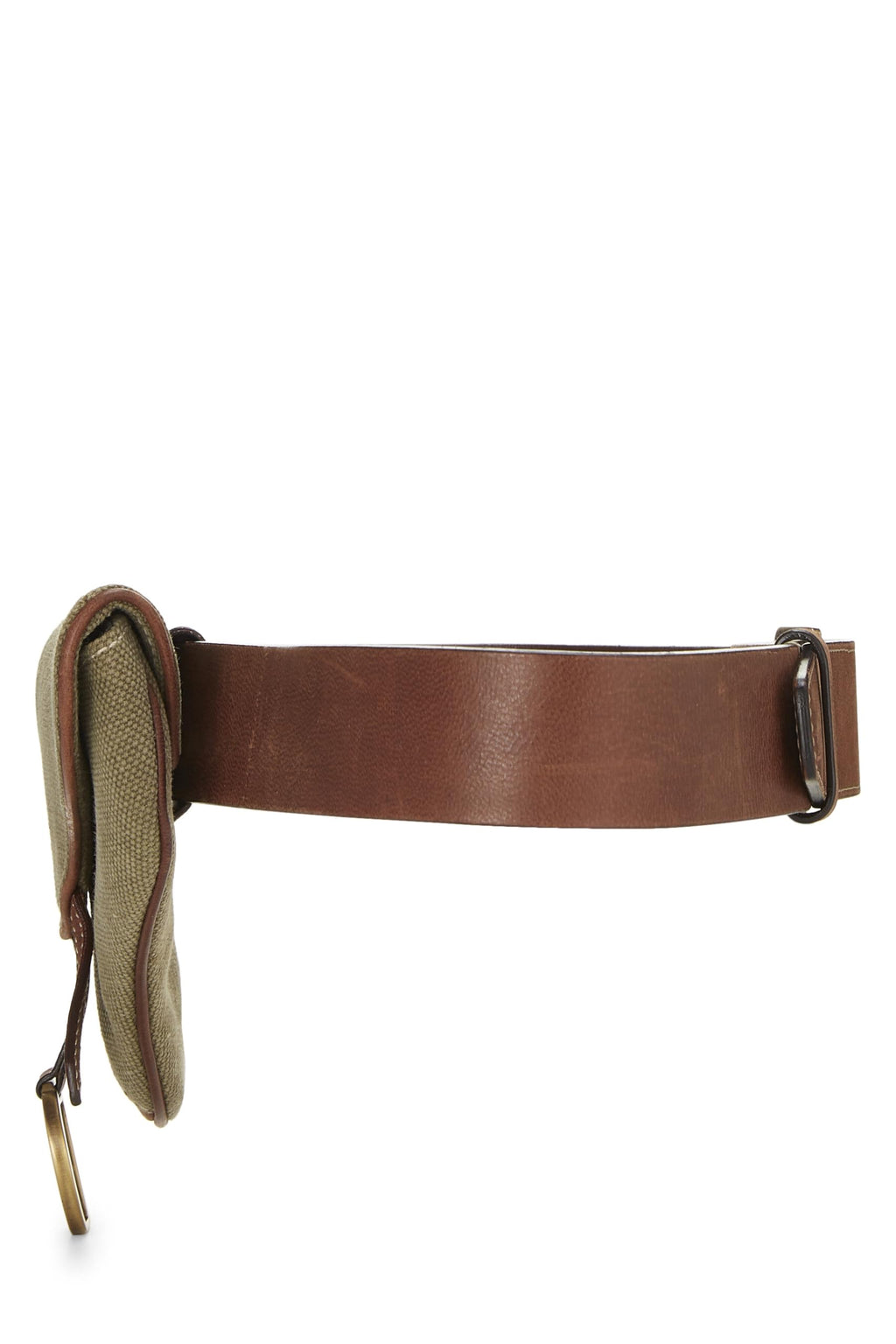 Dior,  Green Canvas Saddle Belt Bag, Green