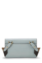Fendi,  Green Leather Flat Baguette Bag Mini, Green