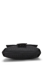Fendi,  Black Zucchino Canvas Messenger Small, Black