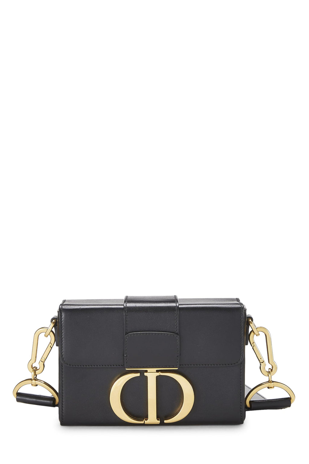 Dior,  Black Calfskin 30 Montaigne Box Bag, Black