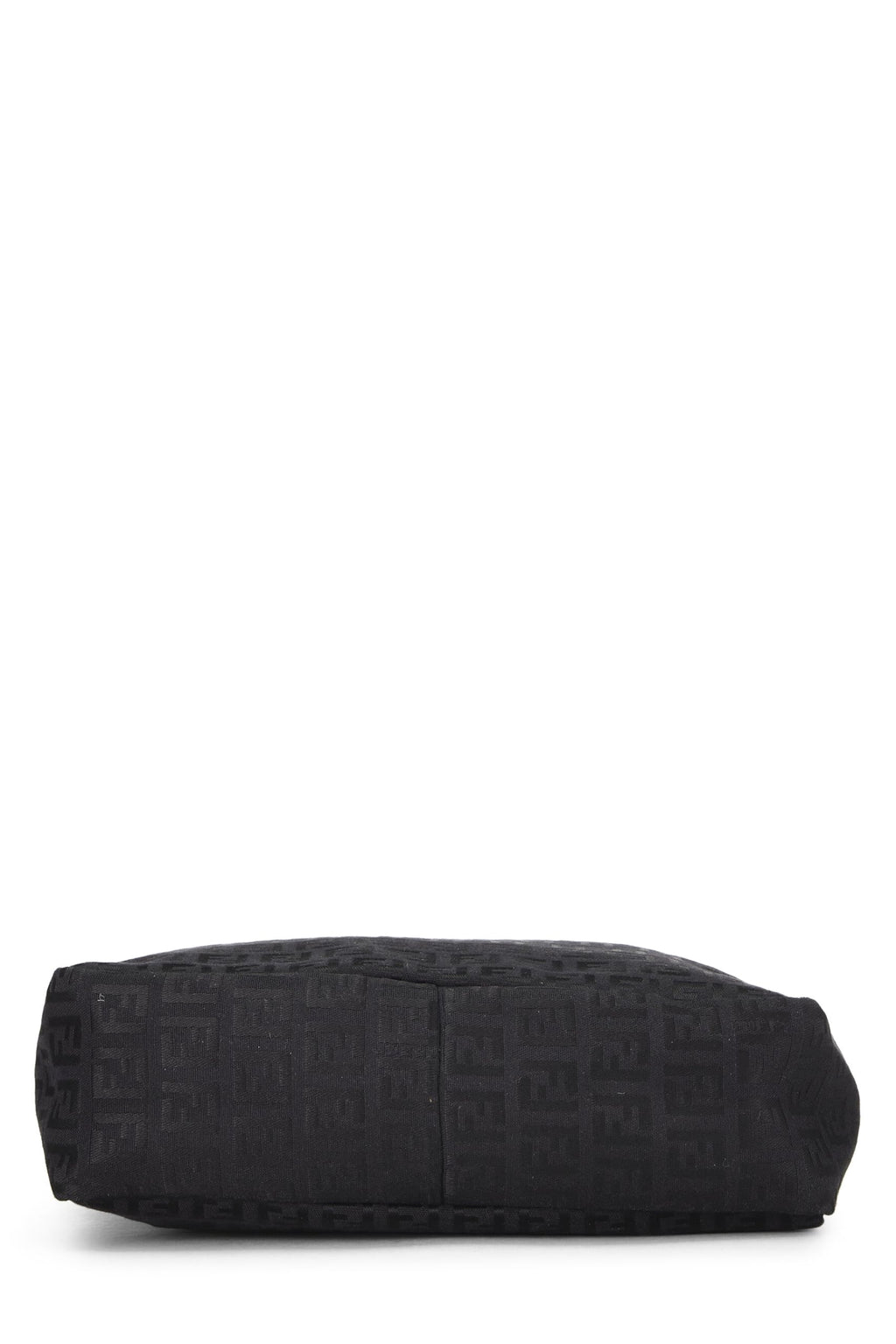 Fendi,  Black Zucchino Canvas Tote Small, Black