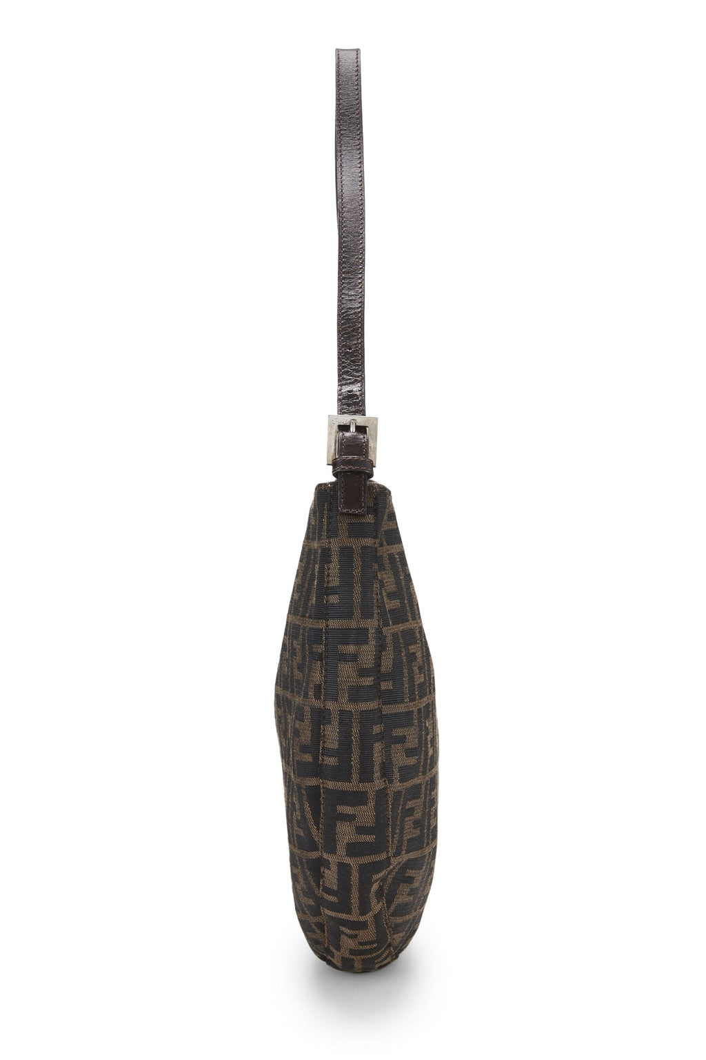 Fendi,  Brown Zucca Canvas Shoulder Bag, Brown