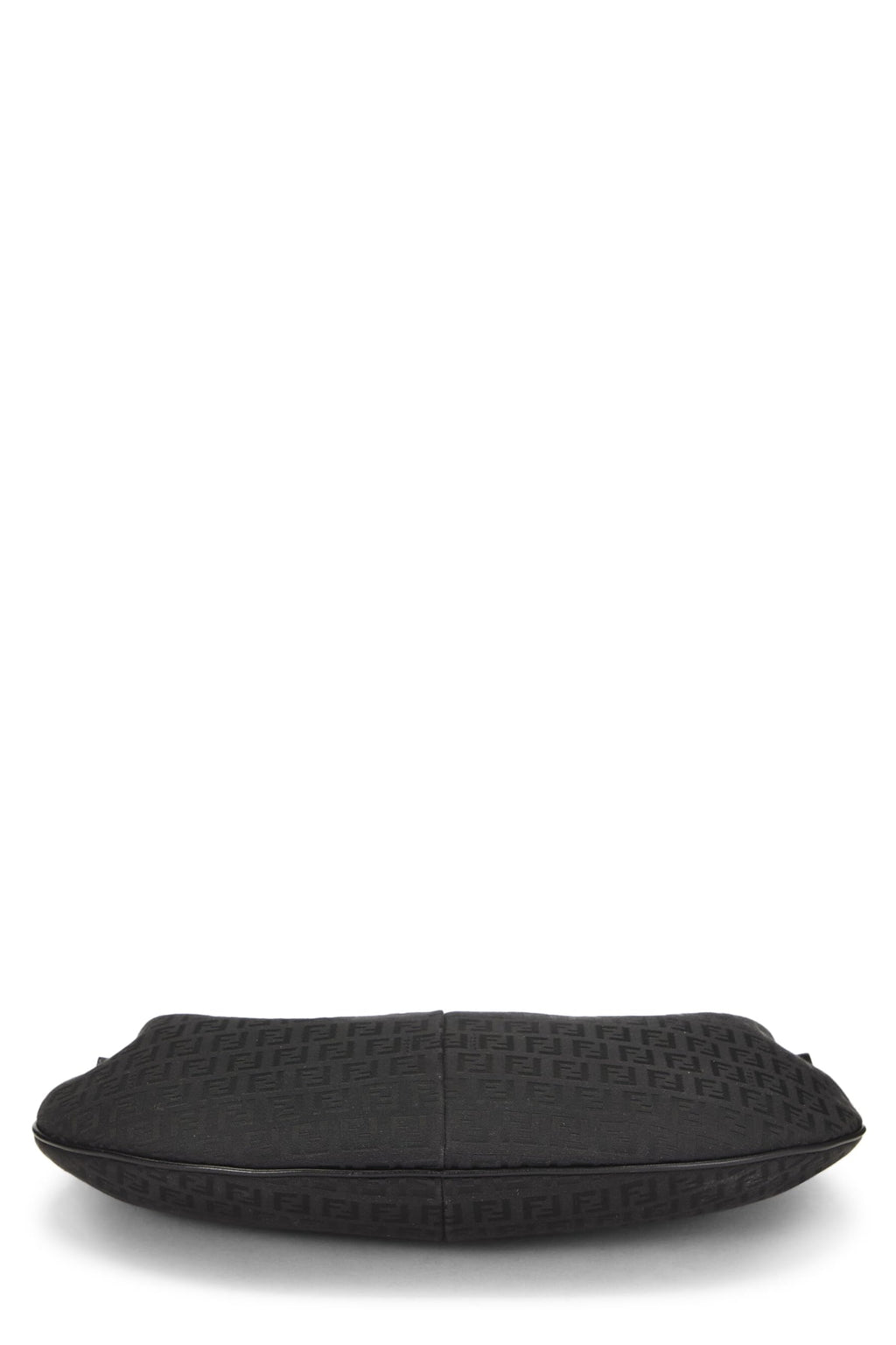 Fendi,  Black Zucchino Canvas Hobo Bag, Black