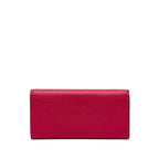 FENDI Selleria Leather Long Wallet Long Wallets