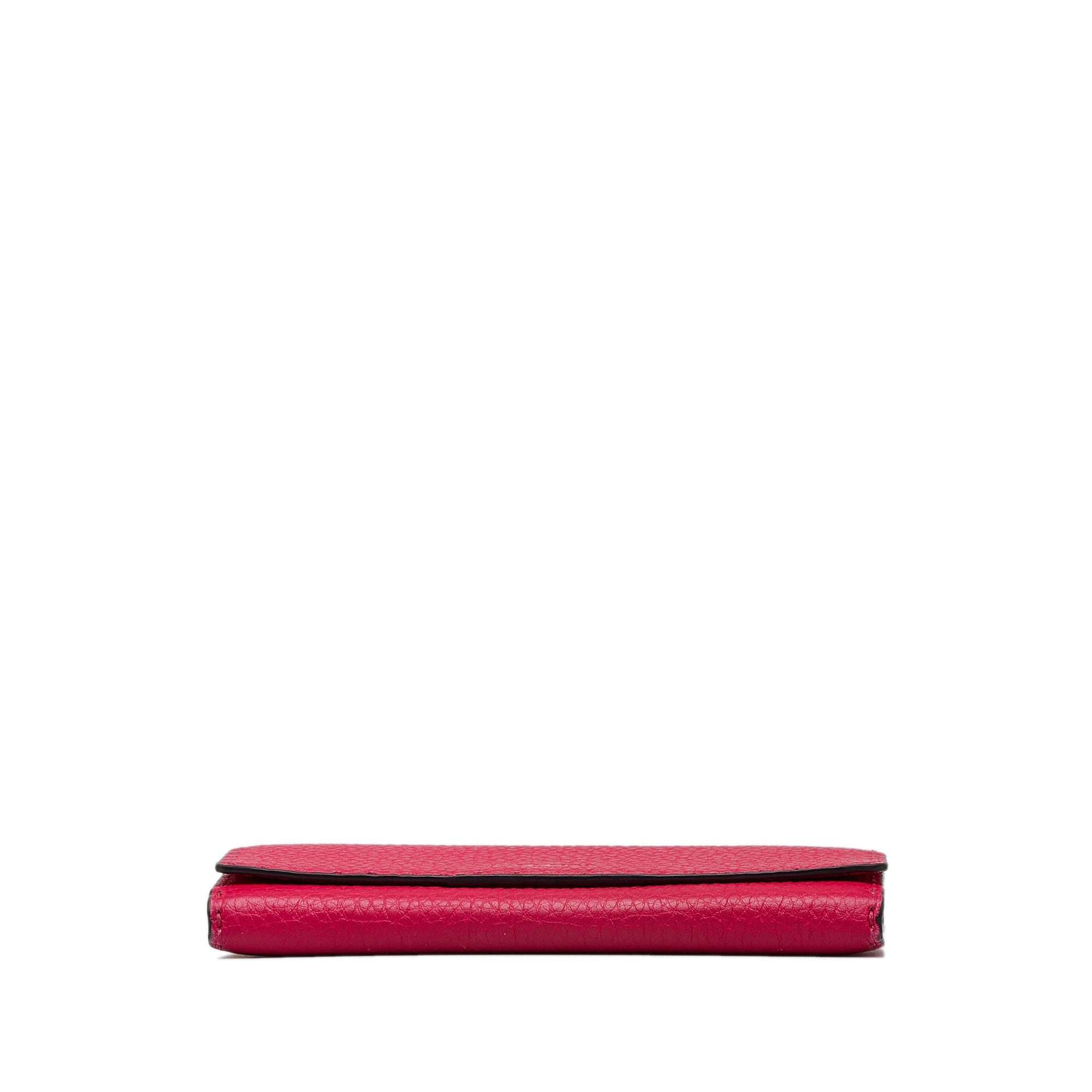 FENDI Selleria Leather Long Wallet Long Wallets