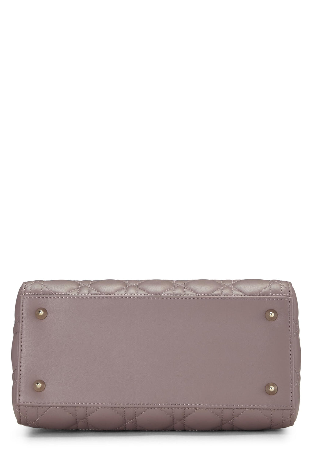 Dior,  Purple Cannage Quilted Lambskin Lady Dior Medium, Purple