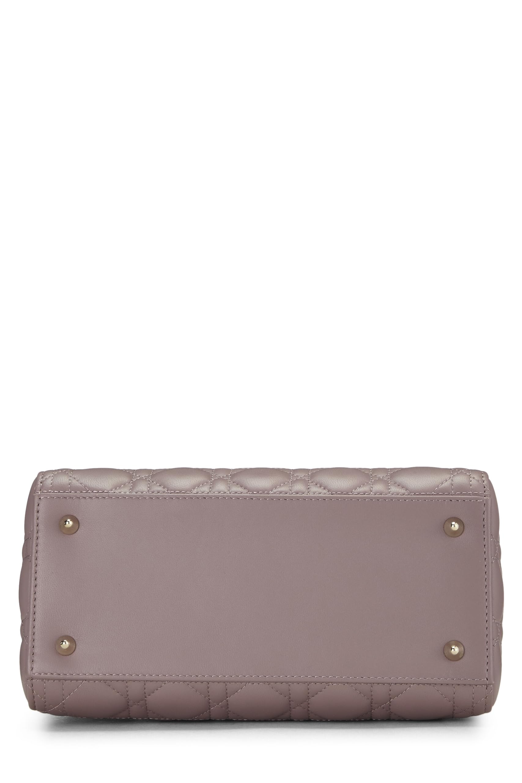 Dior,  Purple Cannage Quilted Lambskin Lady Dior Medium, Purple