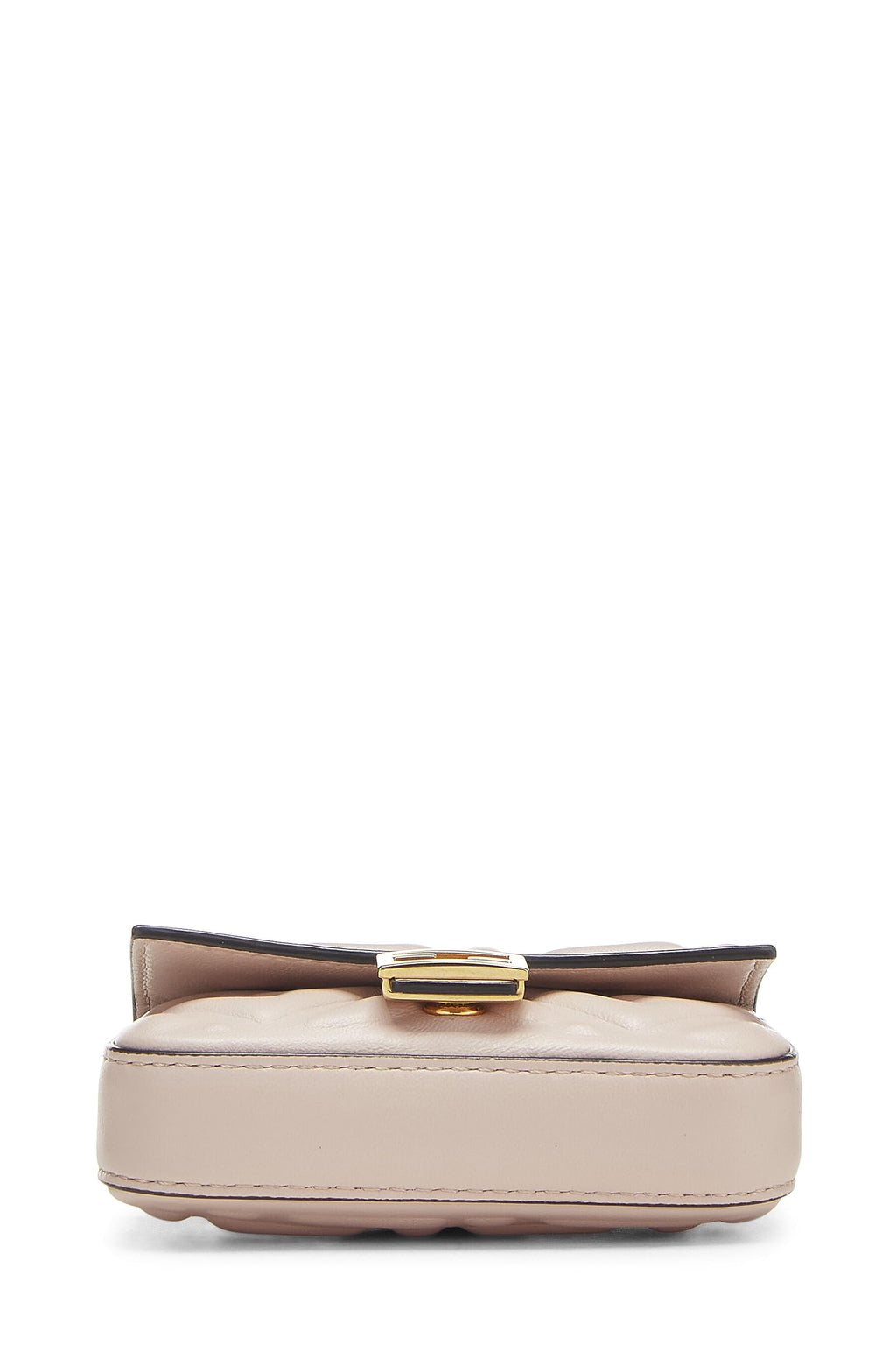 Fendi,  Pink Embroidered Convertible Baguette Bag Charm Nano, Pink