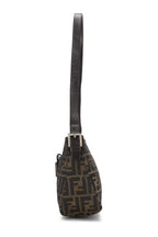 Fendi,  Brown Zucca Canvas Shoulder Bag, Brown
