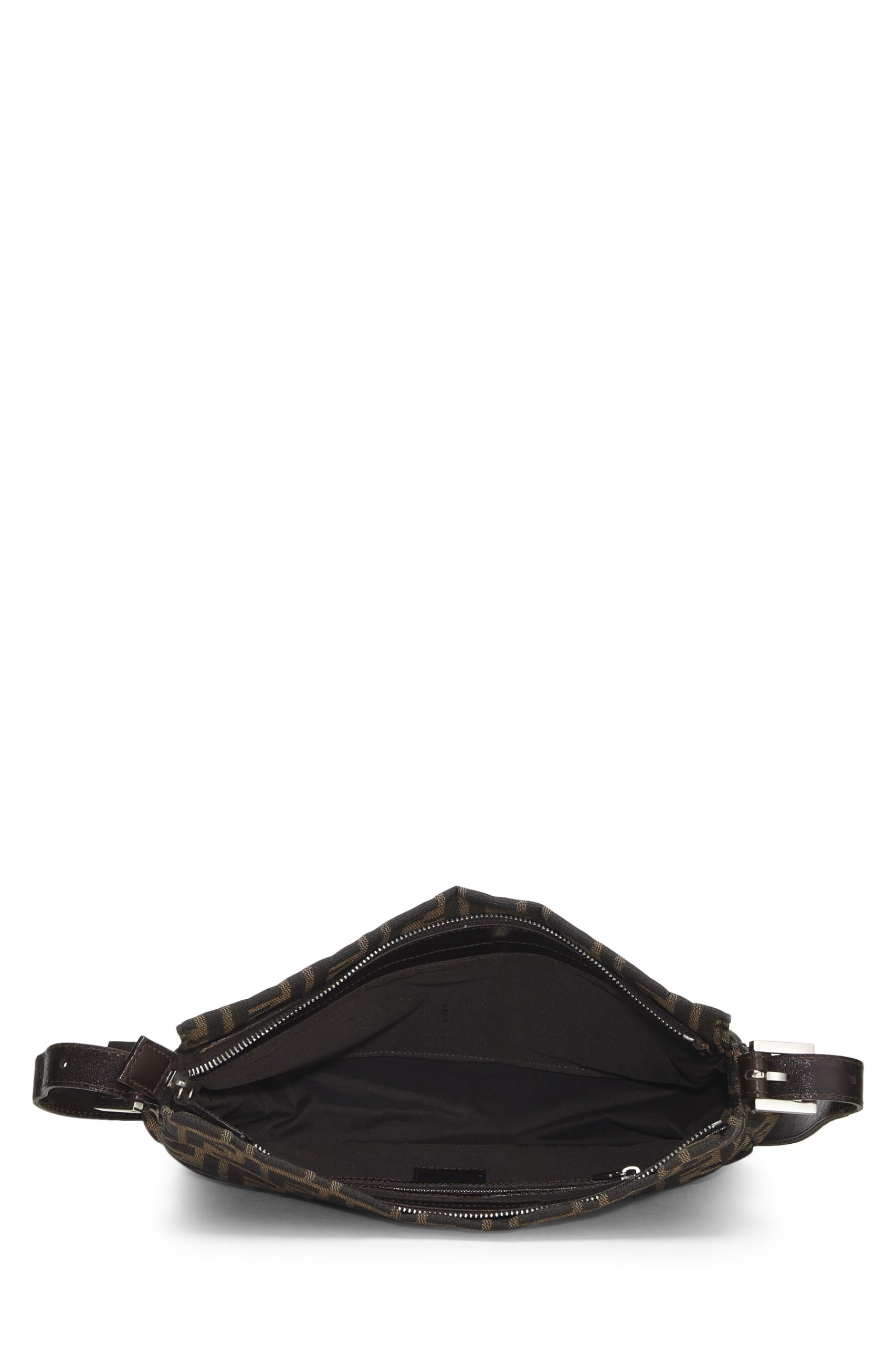 Fendi,  Brown Zucca Canvas Shoulder Bag, Brown