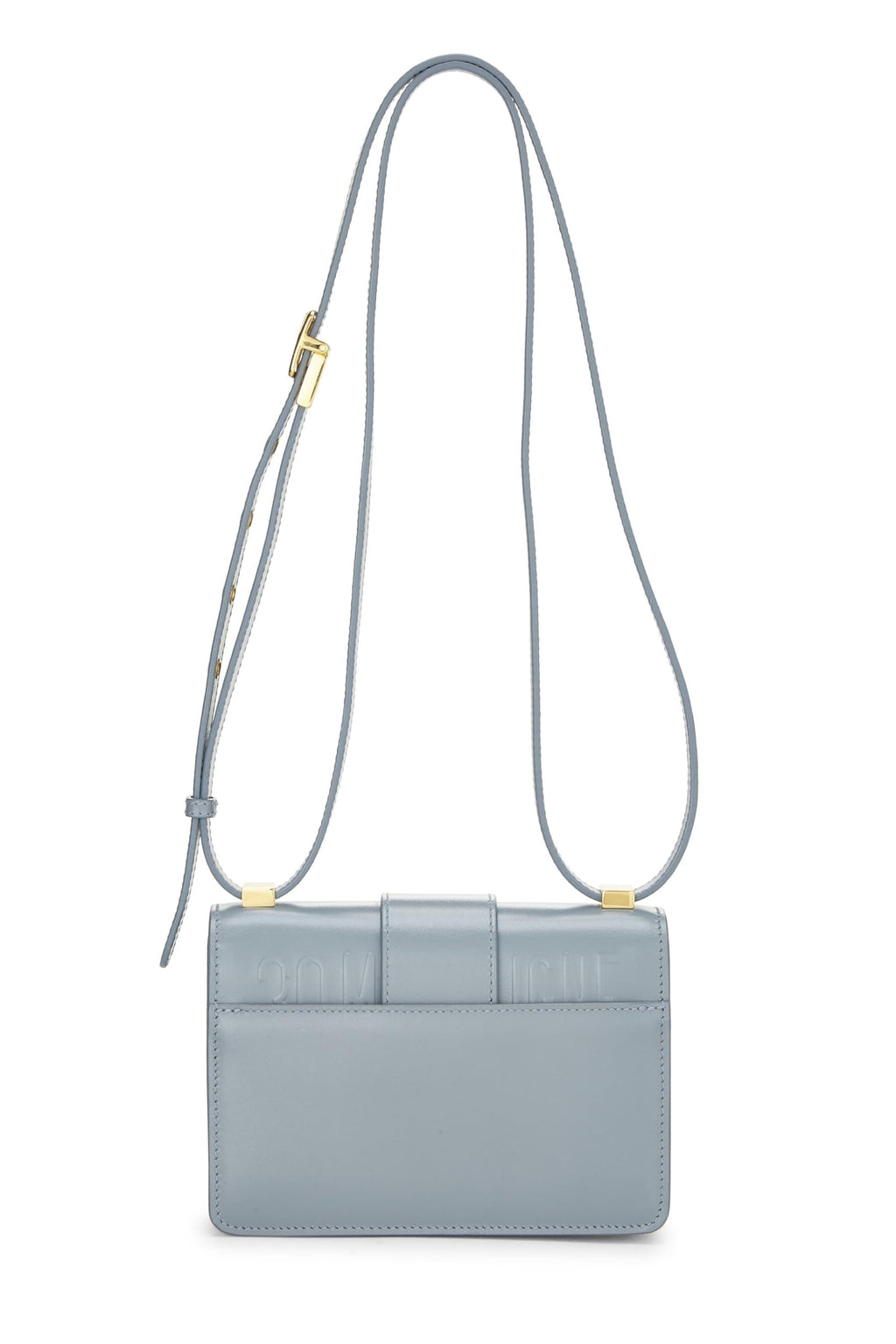 Dior,  Blue Calfskin 30 Montaigne Bag Micro, Grey