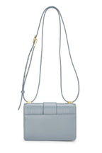 Dior,  Blue Calfskin 30 Montaigne Bag Micro, Grey