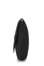 Fendi,  Black Zucchino Canvas Messenger Small, Black
