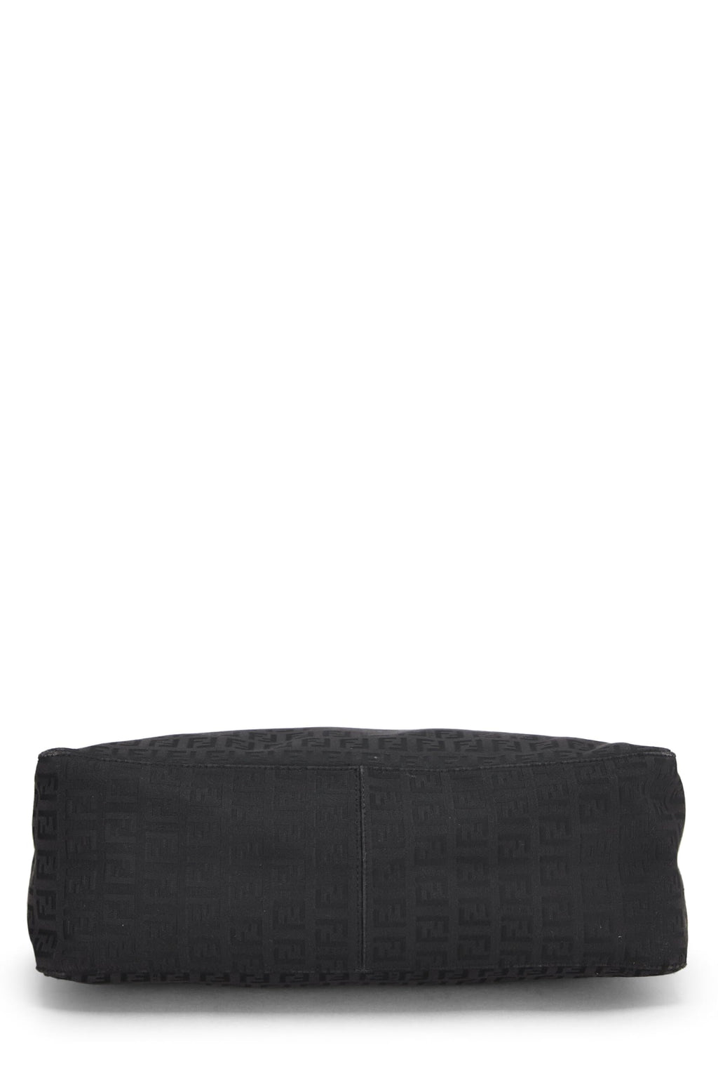 Fendi,  Black Zucchino Canvas Tote Small, Black