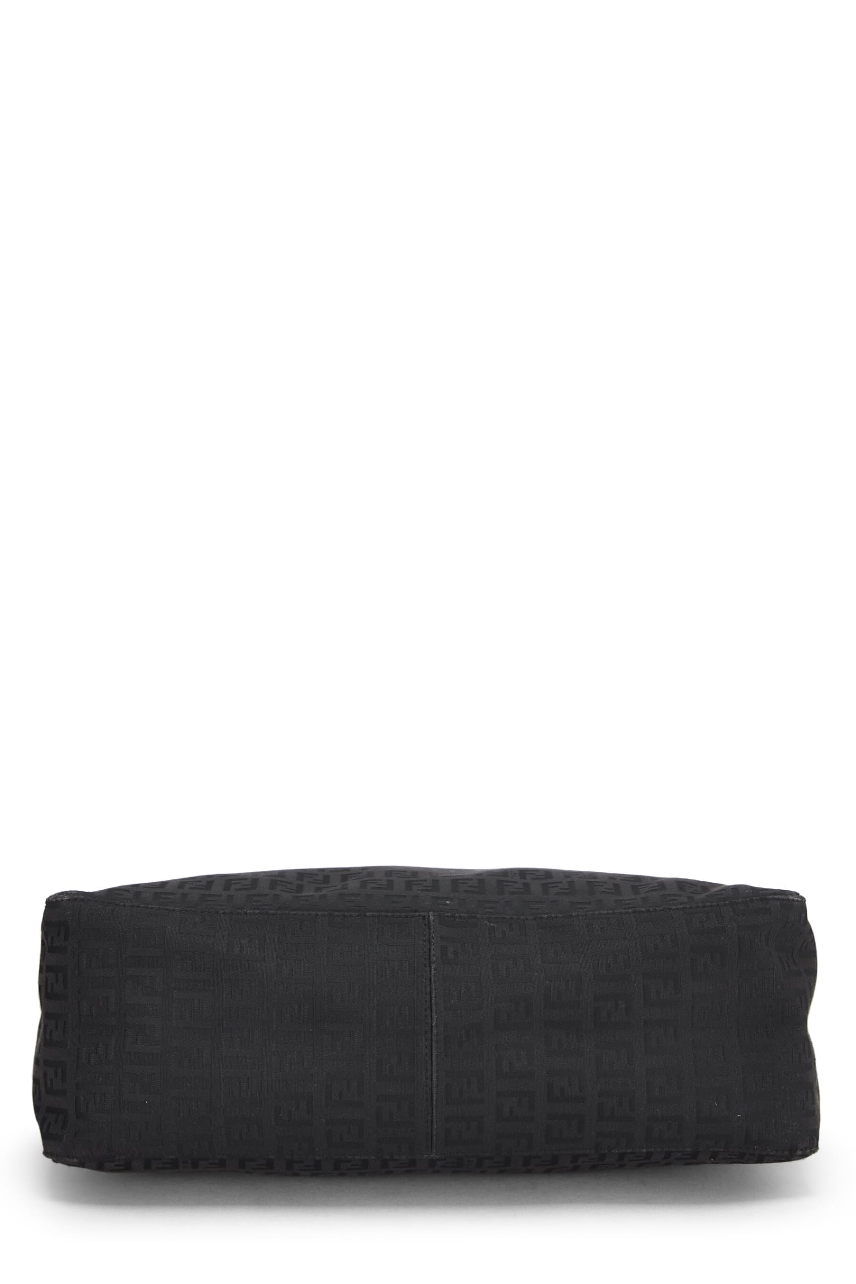 Fendi,  Black Zucchino Canvas Tote Small, Black