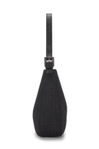 Fendi,  Black Zucchino Canvas Shoulder Bag, Black