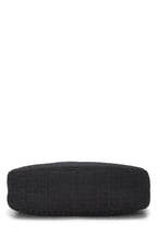 Fendi,  Black Zucchino Canvas Shoulder Bag, Black