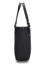 Fendi,  Black Zucchino Canvas Tote Small, Black