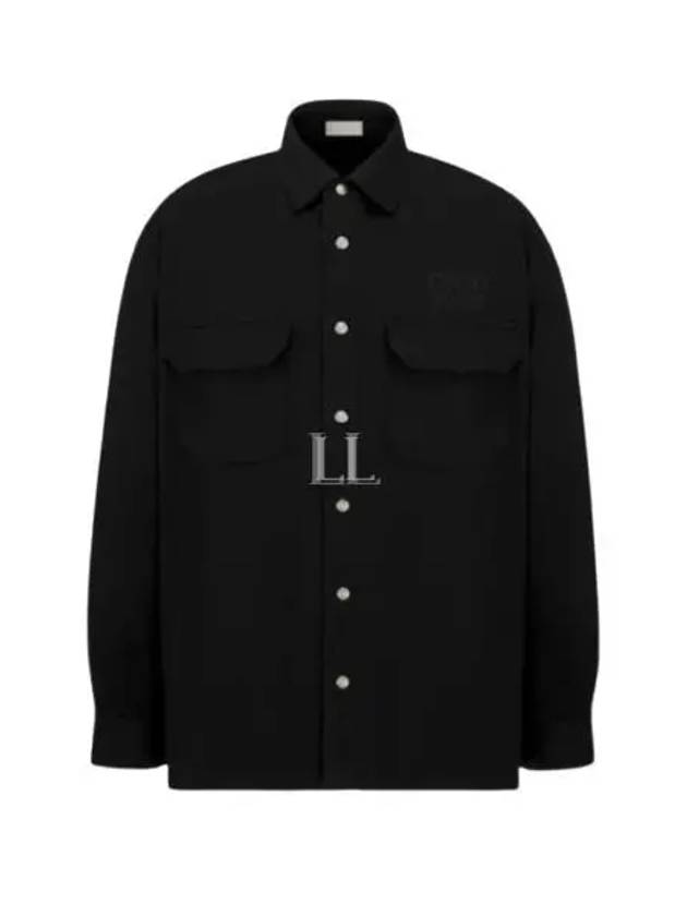 Overshirt Cotton Jacket Black Dior