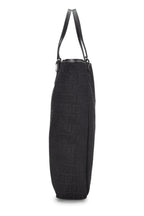 Fendi,  Black Zucchino Canvas Tote Small, Black