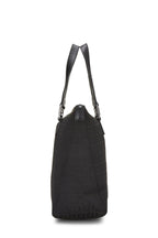 Fendi,  Black Zucchino Canvas Tote, Black