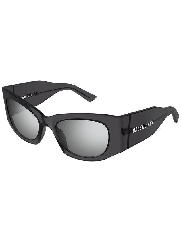 Balenciaga Sunglasses BB0327S 003 GRAY GRAY SILVER