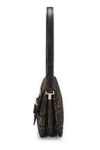 Fendi,  Brown Zucca Canvas Shoulder Bag, Brown