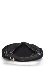 Fendi,  Black Zucca Canvas Chef Hobo, Black