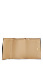 Fendi,  Beige Leather 'F is Fendi' Compact Wallet, Beige