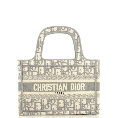 Dior Book Tote Oblique Canvas Mini