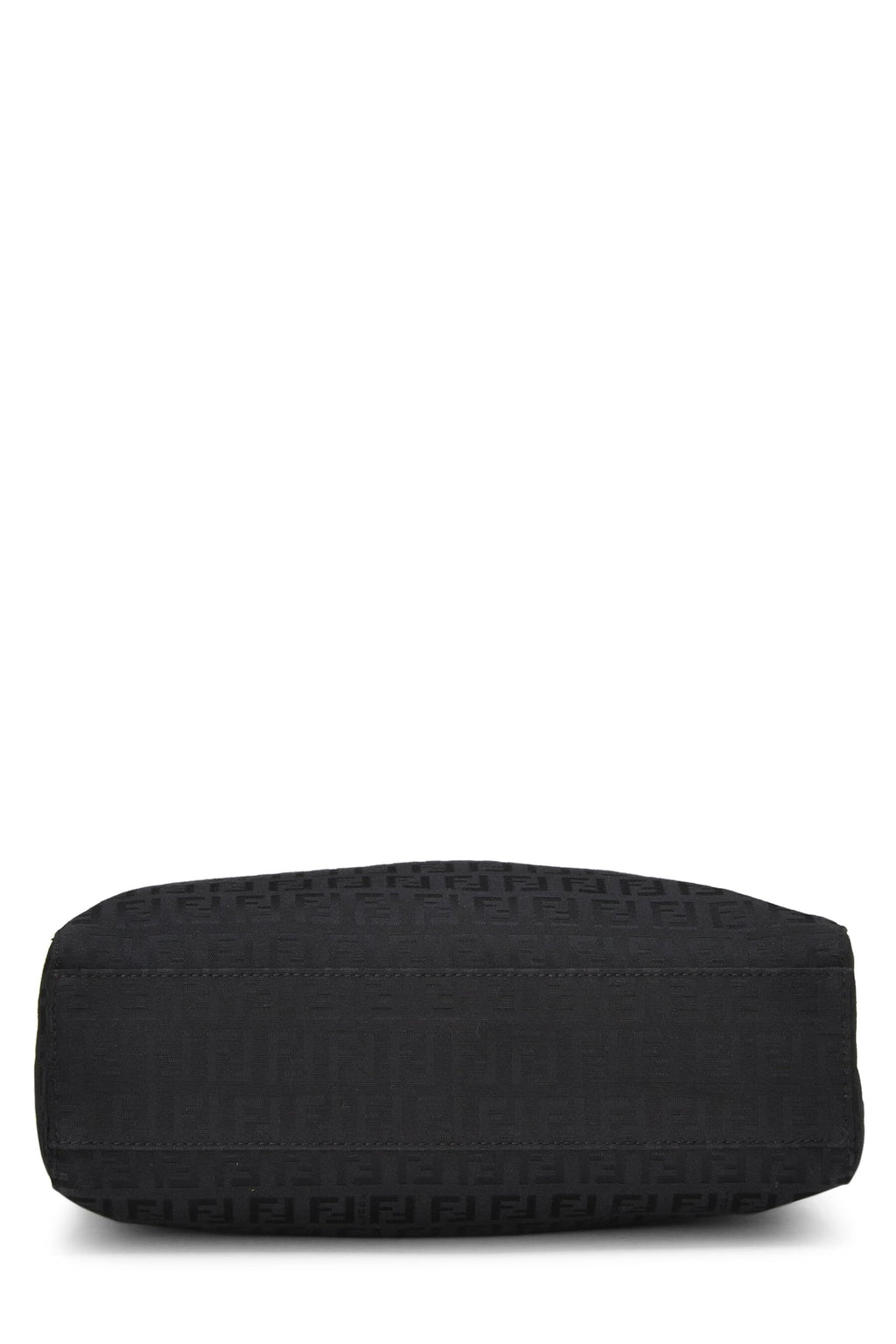 Fendi,  Black Zucchino Canvas Tote Small, Black