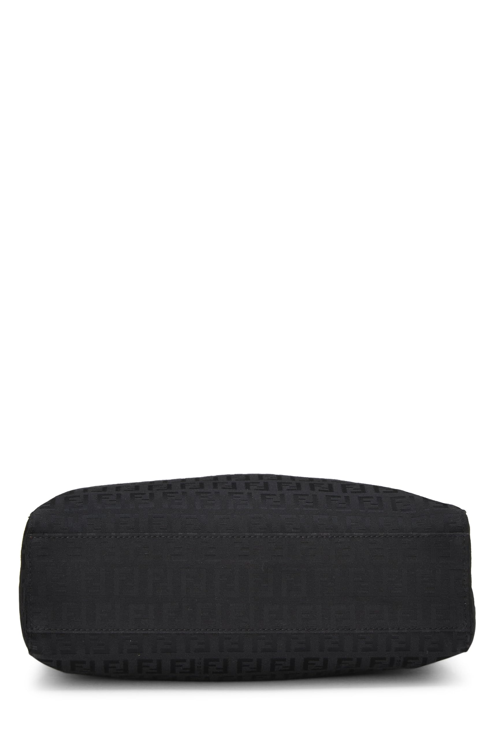 Fendi,  Black Zucchino Canvas Tote Small, Black