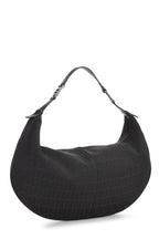 Fendi,  Black Zucchino Canvas Hobo Bag, Black