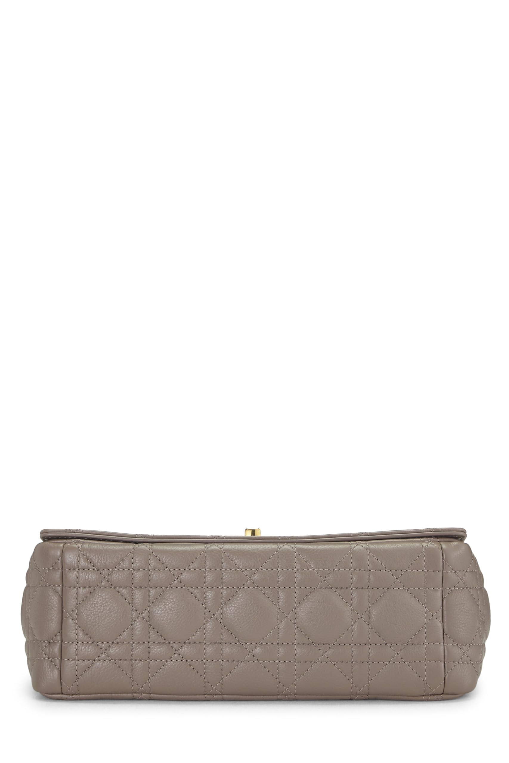 Dior,  Beige Cannage Calfskin Caro Bag Medium, Grey