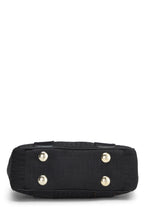 Fendi,  Black Zucchino Canvas Tote Small, Black