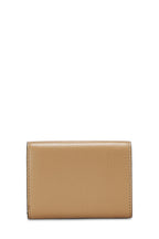 Fendi,  Beige Leather 'F is Fendi' Compact Wallet, Beige