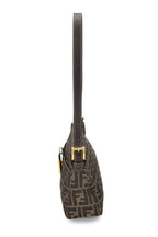 Fendi,  Brown Zucca Canvas Shoulder Bag, Brown