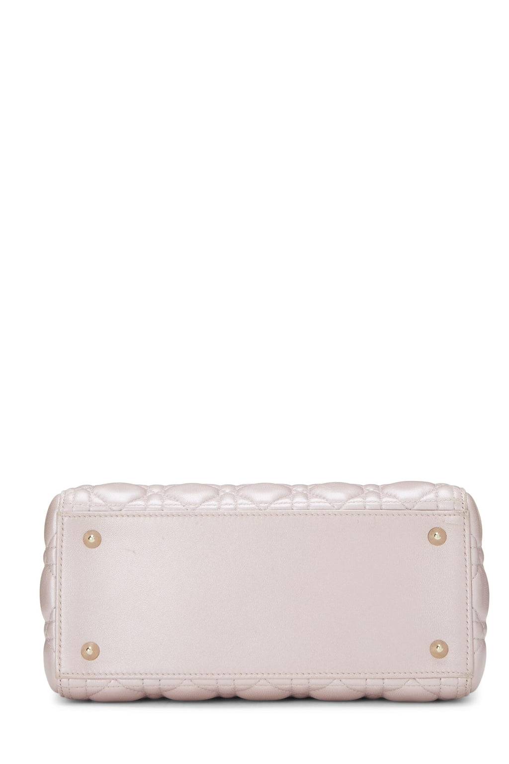 Dior,  Pearly Pink Cannage Quilted Lambskin Lady Dior Medium, Pink