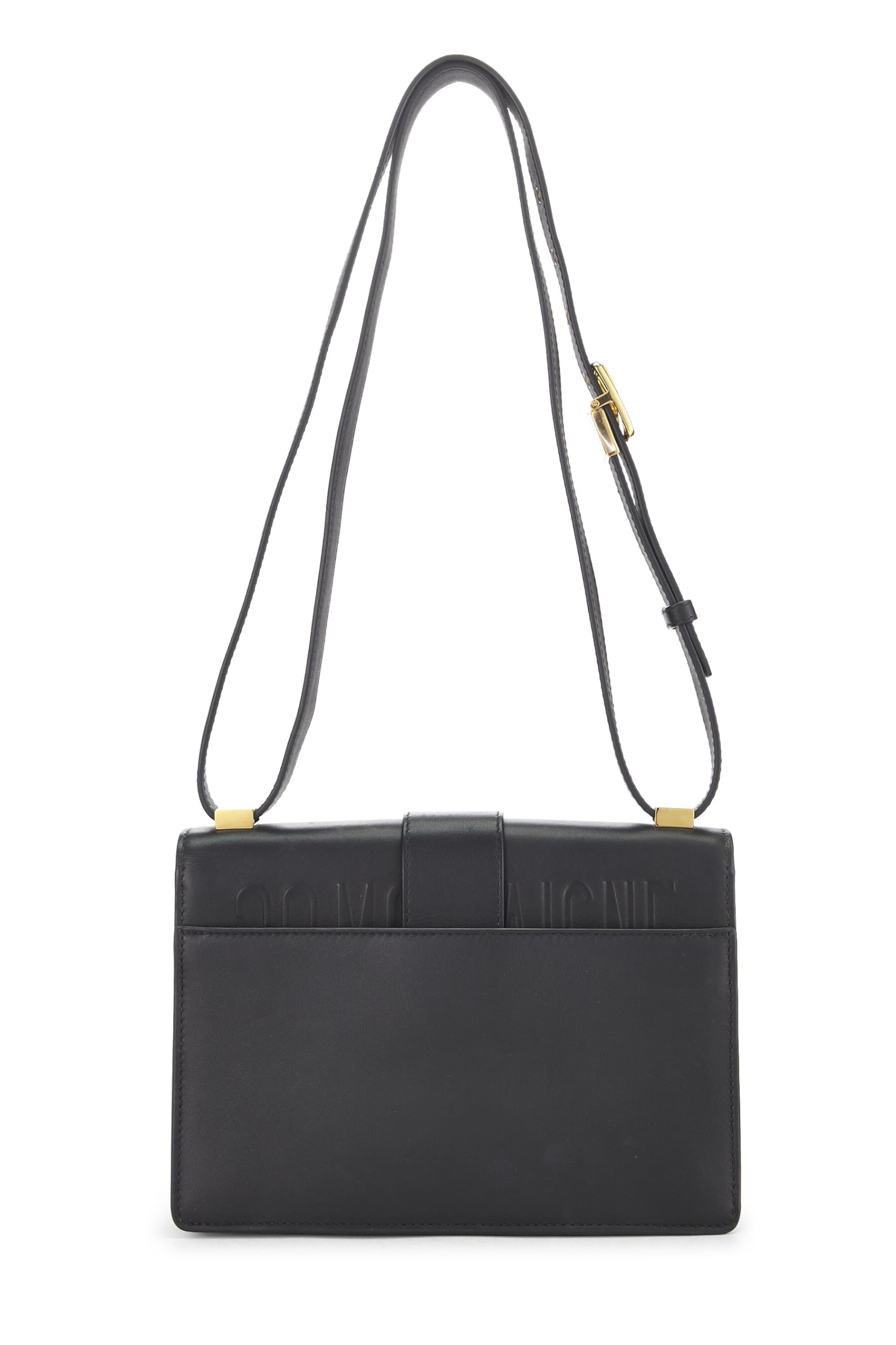 Dior,  Black Calfskin 30 Montaigne Bag, Black
