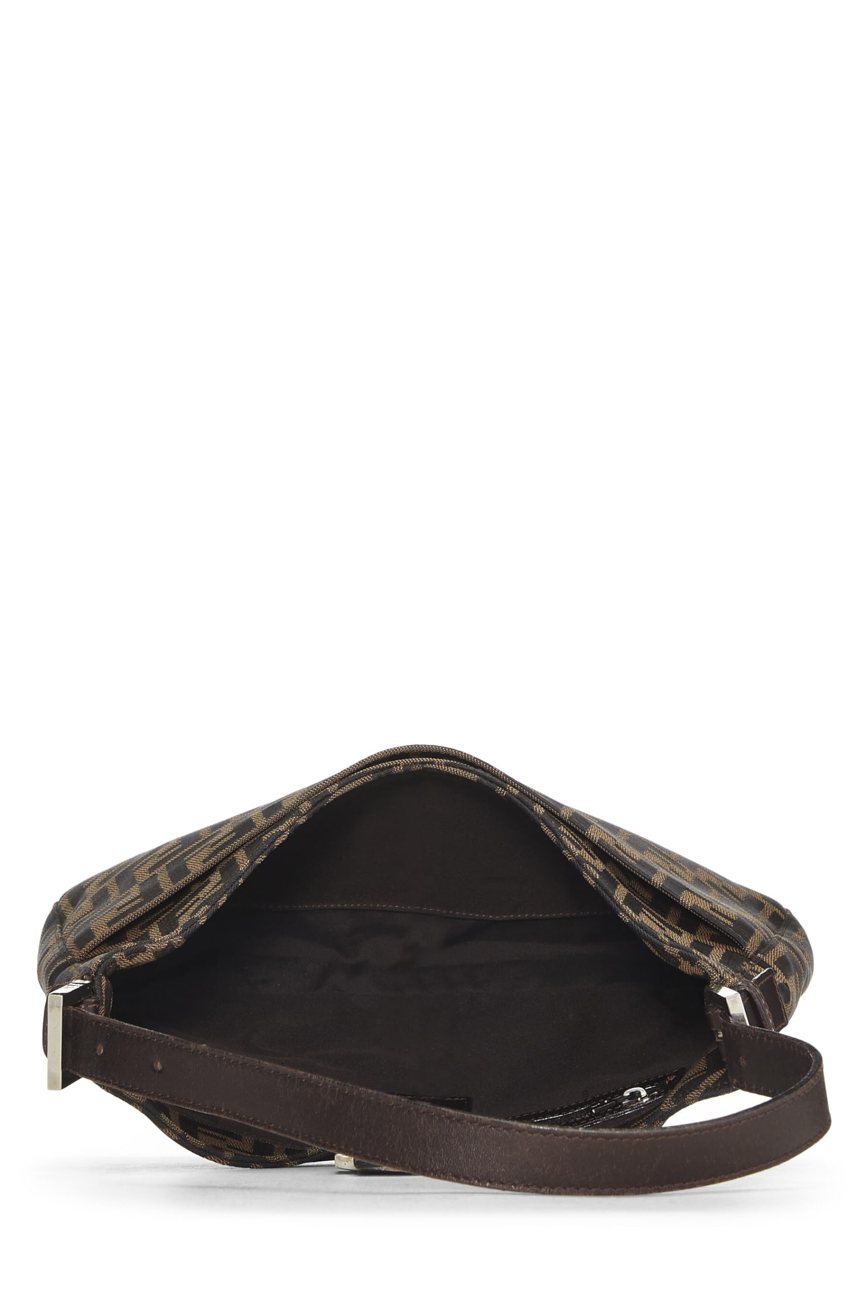Fendi,  Brown Zucca Canvas Shoulder Bag, Brown