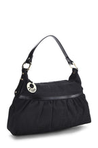 Fendi,  Black Zucca Canvas Chef Hobo, Black
