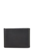 Fendi,  Black Leather Bifold Wallet, Black
