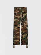 CELINE Camouflage Cargo Straight Pants